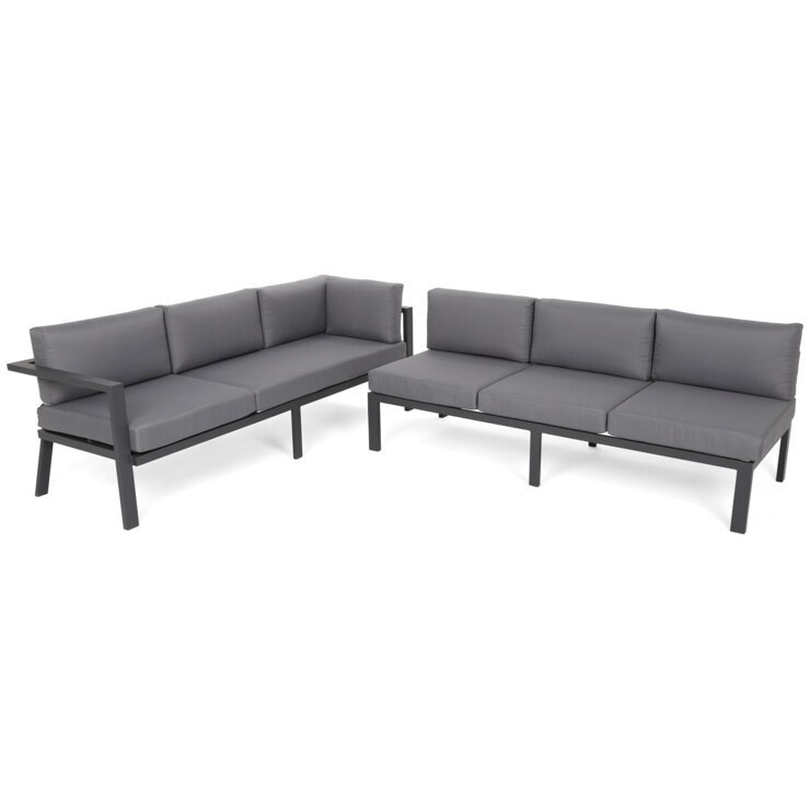 Lauko baldų komplektas MIAMI GREY 3 Lauko baldų komplektas MIAMI GREY 3
