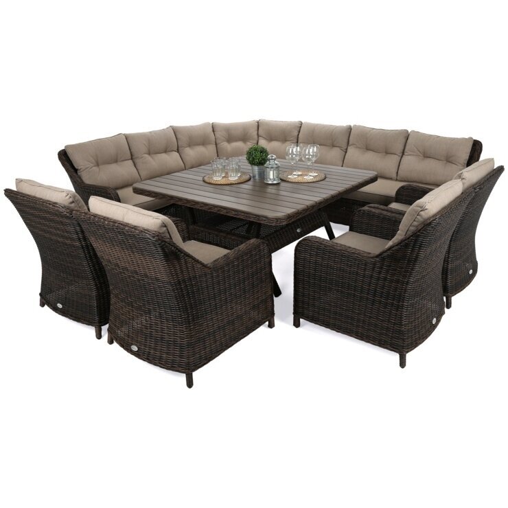 Lauko baldų komplektas WINDSOR BROWN MAT /BROWN MELANGE Lauko baldų komplektas WINDSOR BROWN MAT /BROWN MELANGE