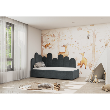 Lova "BETI" su panelėmis (90x200) 2 Lova "BETI" su panelėmis (90x200) 2