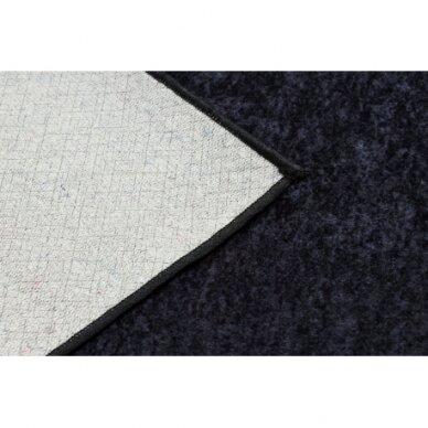 MIRO 52025.802 plaunamas kilimas Marmuras, geometrinis - juodas 1 MIRO 52025.802 plaunamas kilimas Marmuras, geometrinis - juodas 1
