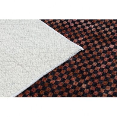 MIRO 52100.801 plaunamas kilimas geometrinis - pilka 1 MIRO 52100.801 plaunamas kilimas geometrinis - pilka 1