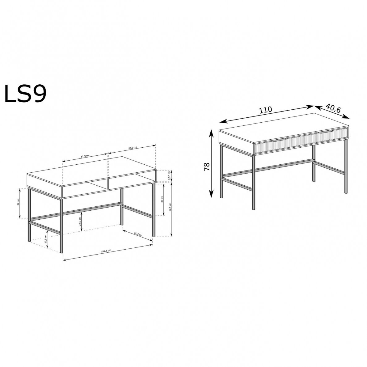 Tualetinis staliukas "LINKASTYLE" 1