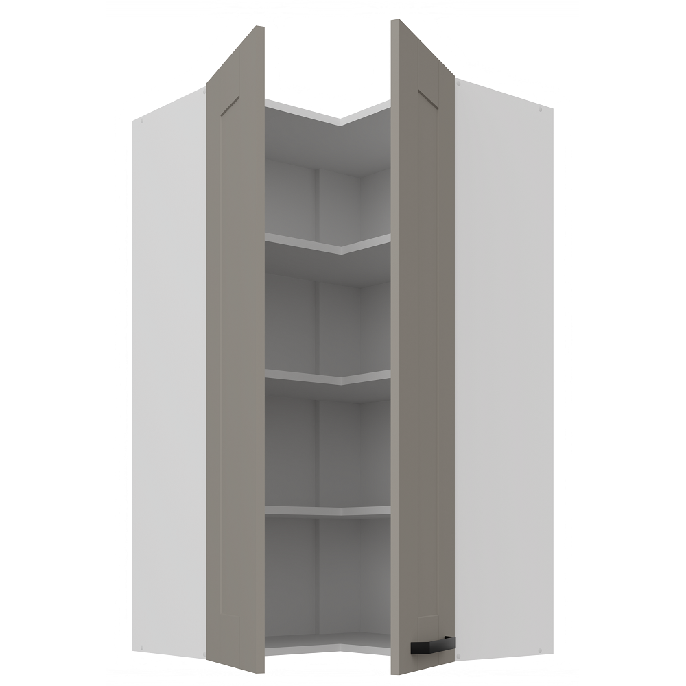 Pakabinama kampinė spintelė (60x60/108) - 90° 1 Pakabinama kampinė spintelė (60x60/108) - 90° 1