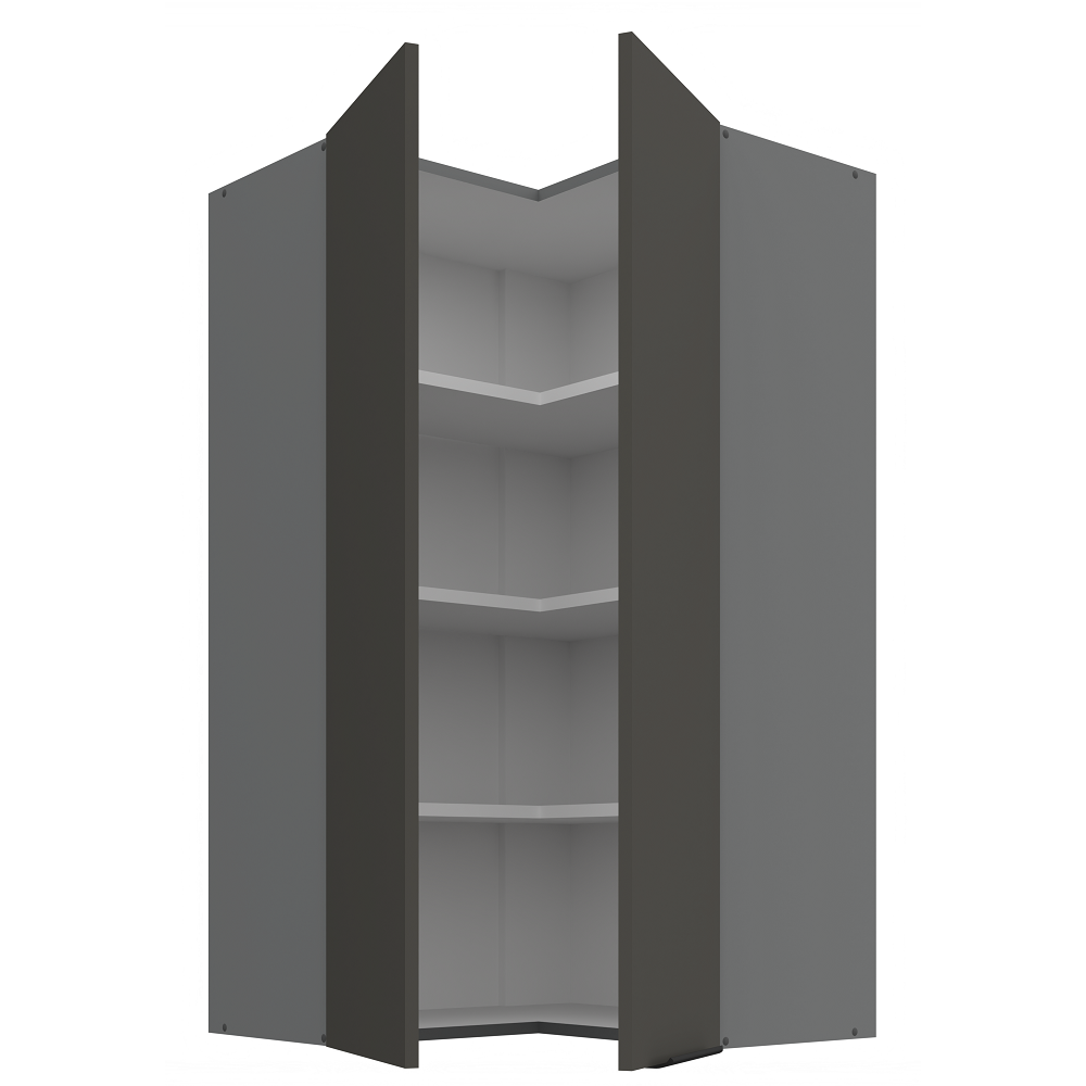 Pakabinama kampinė spintelė (60x60/108) - 90° 1 Pakabinama kampinė spintelė (60x60/108) - 90° 1