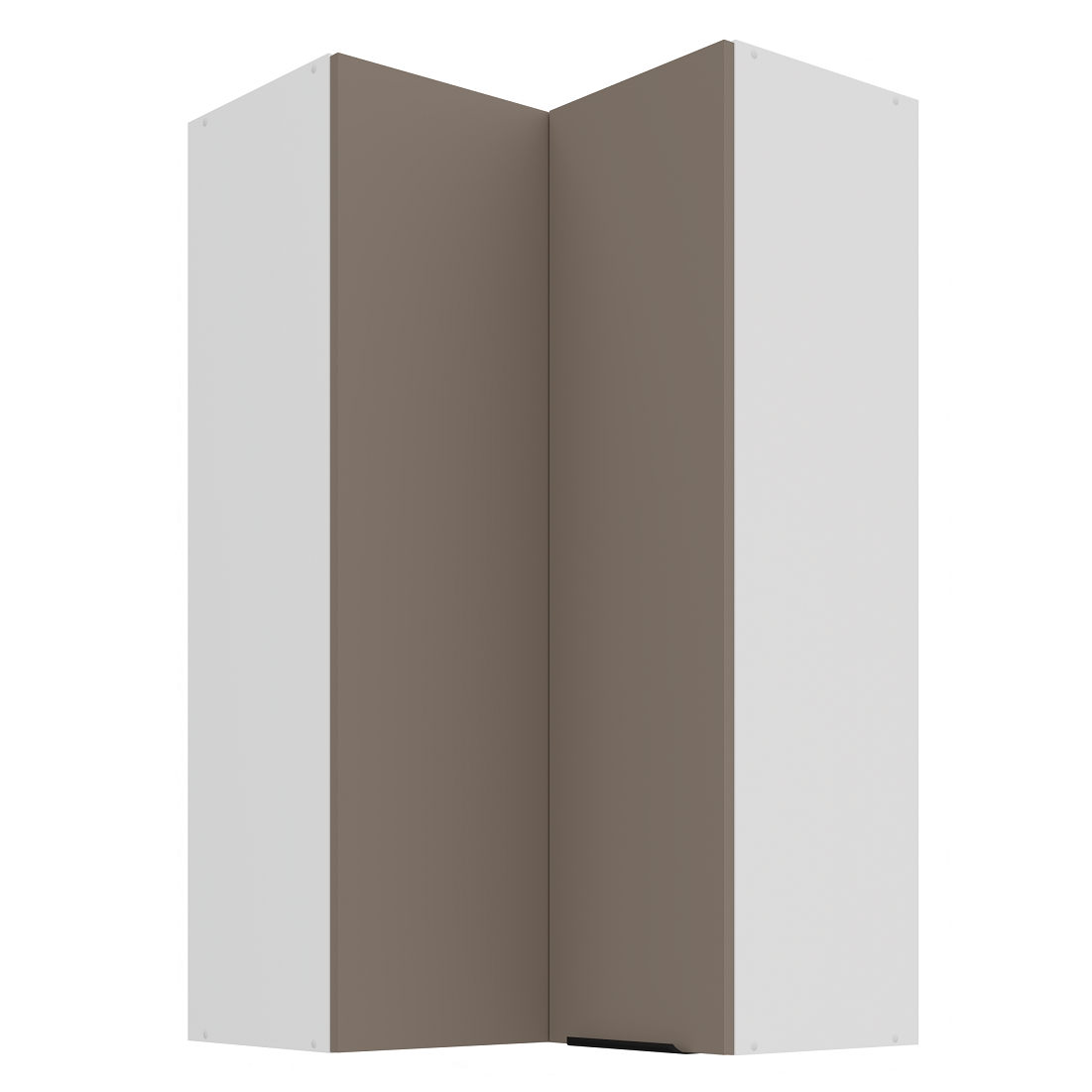 Pakabinama kampinė spintelė (60x60/108) - 90°