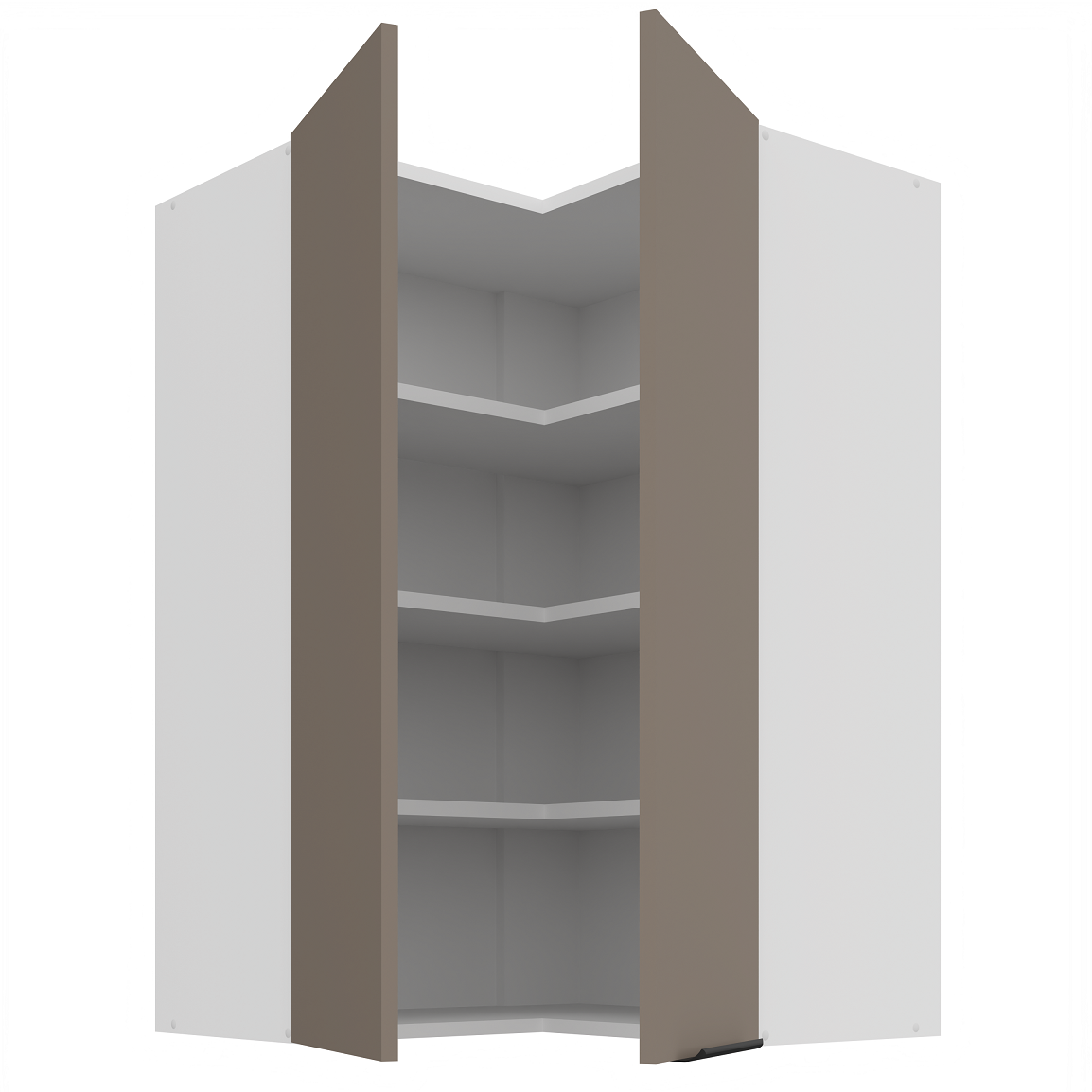 Pakabinama kampinė spintelė (60x60/90) - 90° 1