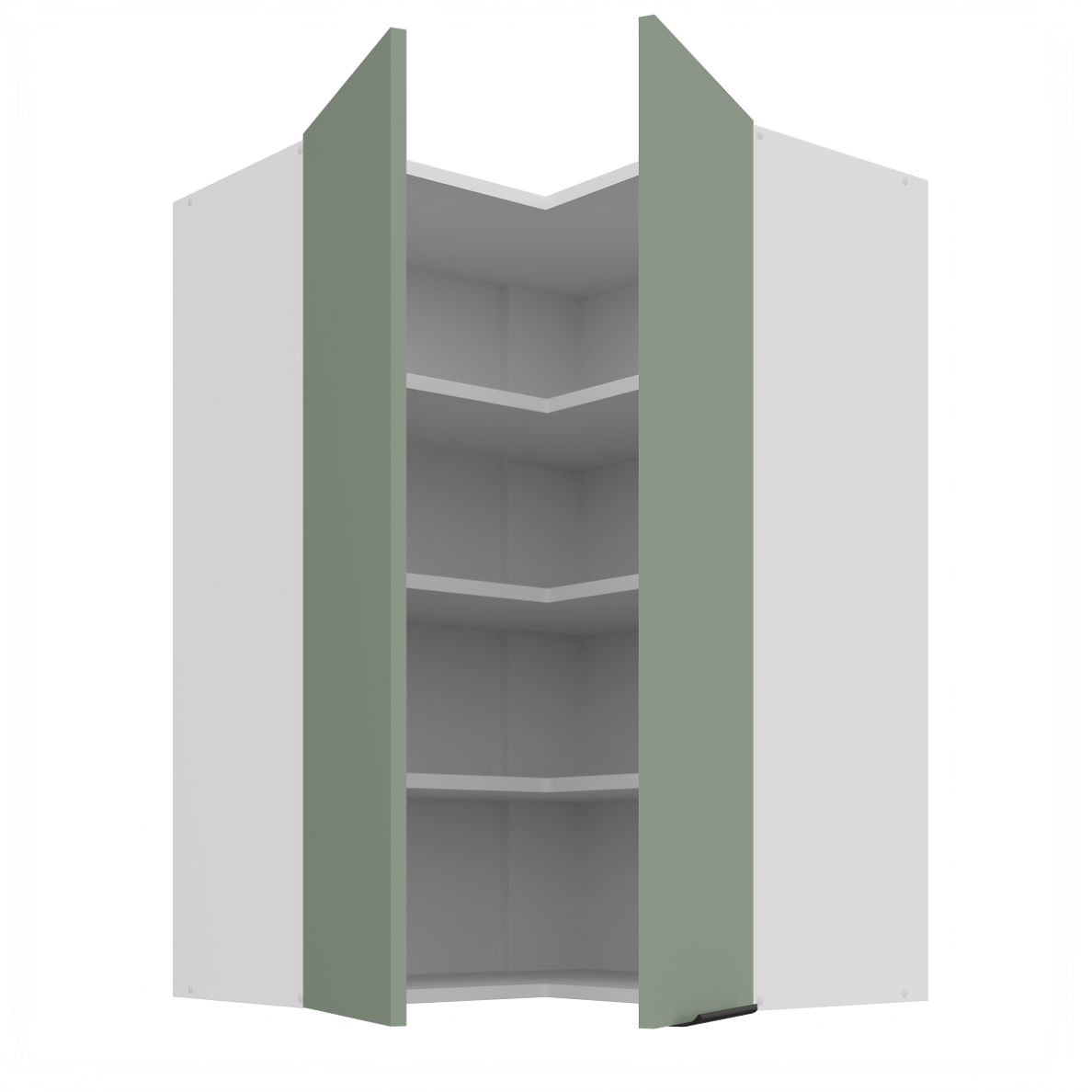 Pakabinama kampinė spintelė (60x60/90) - 90° 1 Pakabinama kampinė spintelė (60x60/90) - 90° 1