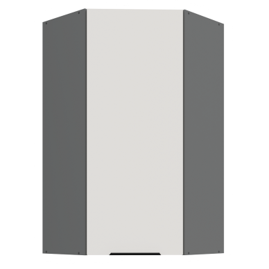 Pakabinama kampinė spintelė (60x60/108) - 45°