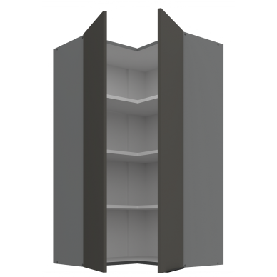 Pakabinama kampinė spintelė (60x60/108) - 90° 1 Pakabinama kampinė spintelė (60x60/108) - 90° 1