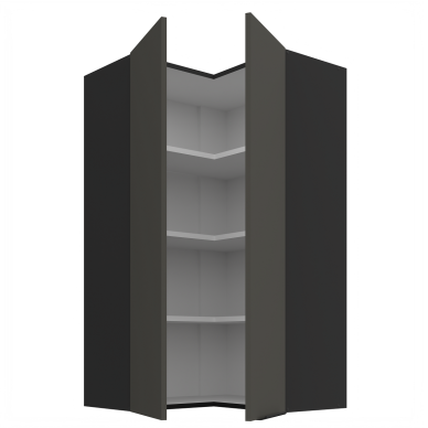 Pakabinama kampinė spintelė (60x60/108) - 90° 1 Pakabinama kampinė spintelė (60x60/108) - 90° 1
