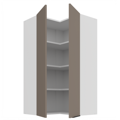 Pakabinama kampinė spintelė (60x60/108) - 90° 1 Pakabinama kampinė spintelė (60x60/108) - 90° 1