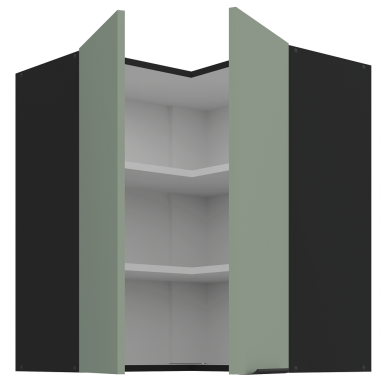Pakabinama kampinė spintelė (60x60/72) - 90° 1 Pakabinama kampinė spintelė (60x60/72) - 90° 1