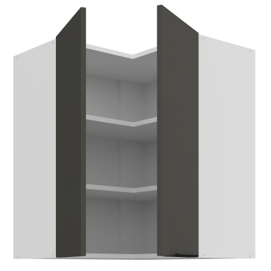 Pakabinama kampinė spintelė (60x60/72) - 90° 1 Pakabinama kampinė spintelė (60x60/72) - 90° 1