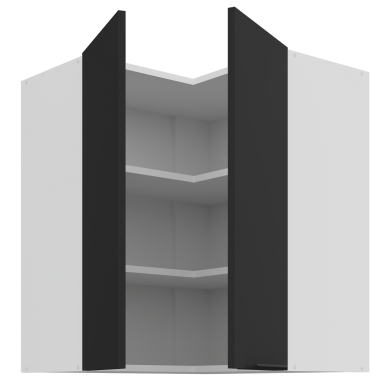 Pakabinama kampinė spintelė (60x60/72) - 90° 1 Pakabinama kampinė spintelė (60x60/72) - 90° 1
