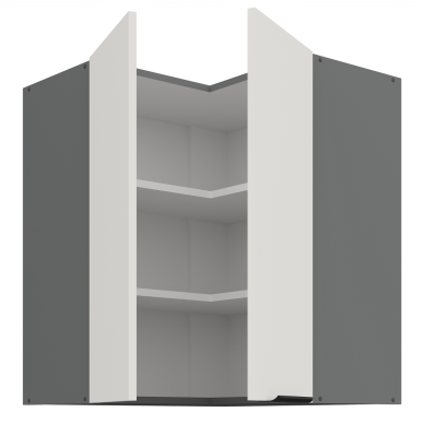Pakabinama kampinė spintelė (60x60/72) - 90° 1 Pakabinama kampinė spintelė (60x60/72) - 90° 1