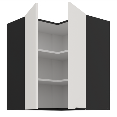 Pakabinama kampinė spintelė (60x60/72) - 90° 1 Pakabinama kampinė spintelė (60x60/72) - 90° 1