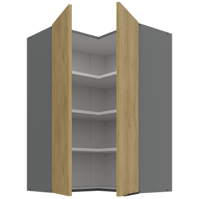 Pakabinama kampinė spintelė (60x60/90) - 90° 1 Pakabinama kampinė spintelė (60x60/90) - 90° 1