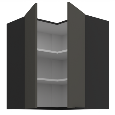 Pakabinama kampinė spintelė (60x60/72) - 90° 1 Pakabinama kampinė spintelė (60x60/72) - 90° 1