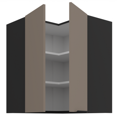 Pakabinama kampinė spintelė (60x60/72) - 90° 1 Pakabinama kampinė spintelė (60x60/72) - 90° 1
