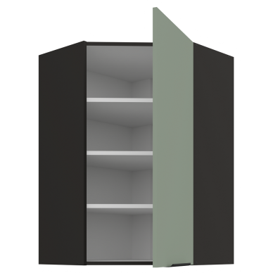 Pakabinama kampinė spintelė (60x60/90) - 45° 1 Pakabinama kampinė spintelė (60x60/90) - 45° 1