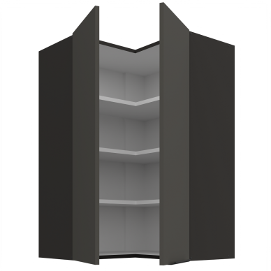 Pakabinama kampinė spintelė (60x60/90) - 90° 1 Pakabinama kampinė spintelė (60x60/90) - 90° 1