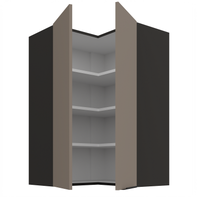 Pakabinama kampinė spintelė (60x60/90) - 90° 1 Pakabinama kampinė spintelė (60x60/90) - 90° 1