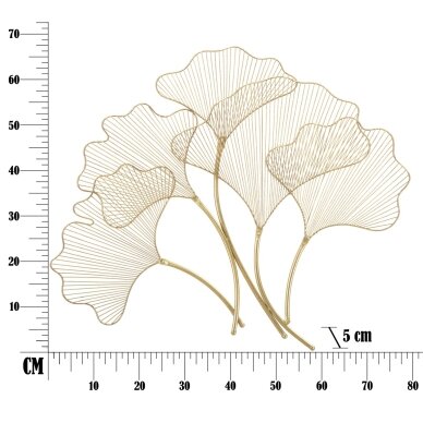 Sieninė dekoracija "GLAM LEAF" 5 Sieninė dekoracija "GLAM LEAF" 5