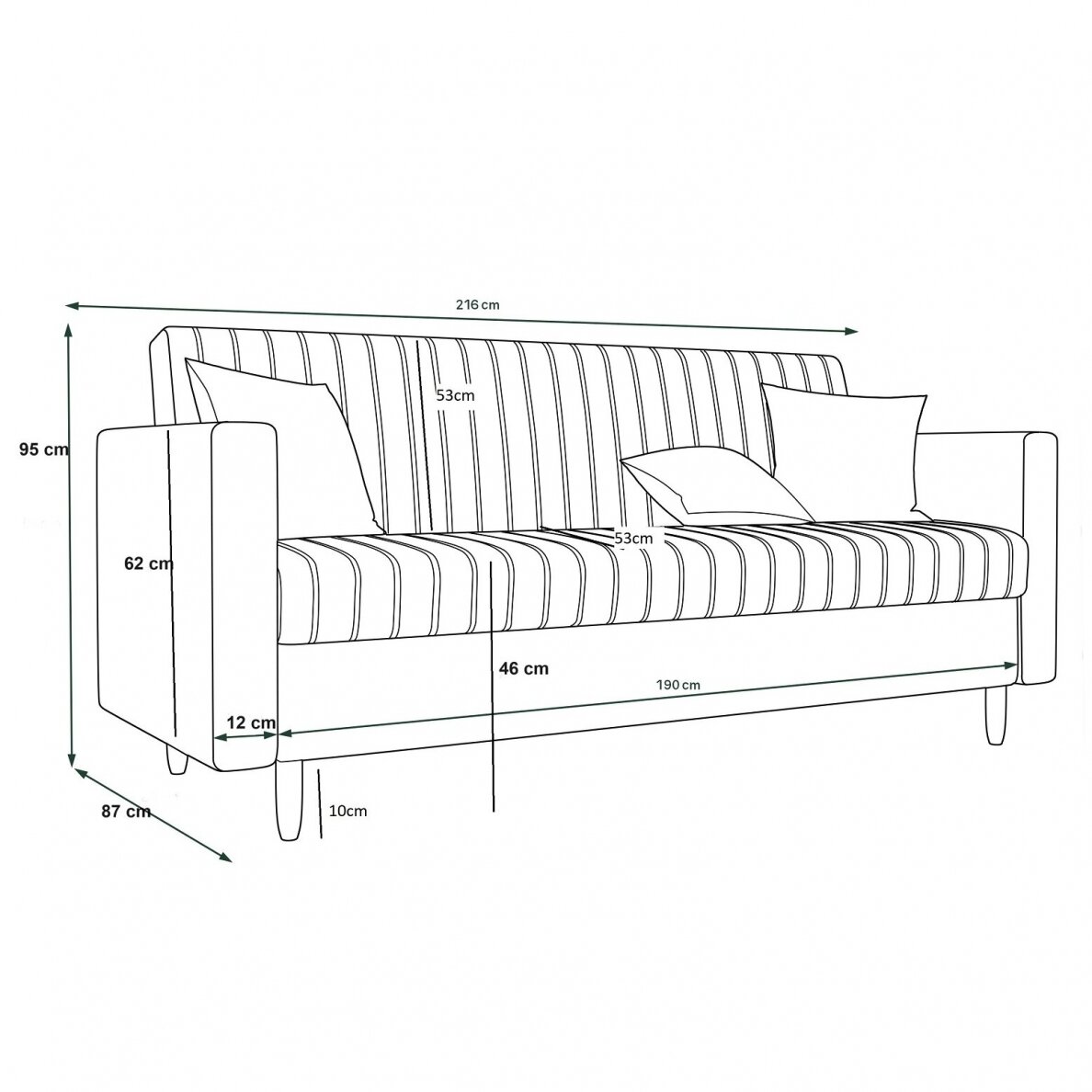 Sofa - lova 4 Sofa - lova 4