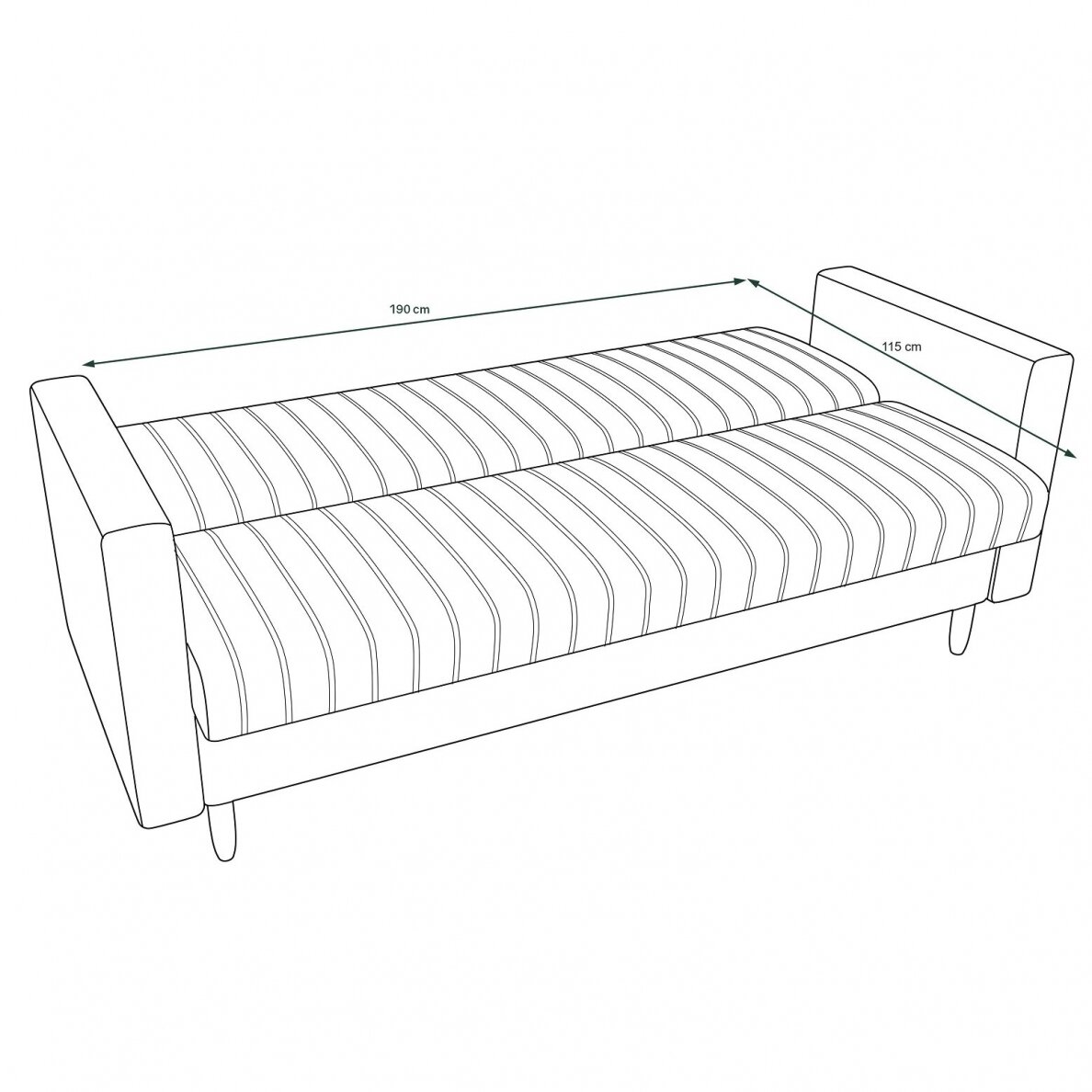 Sofa - lova 5 Sofa - lova 5