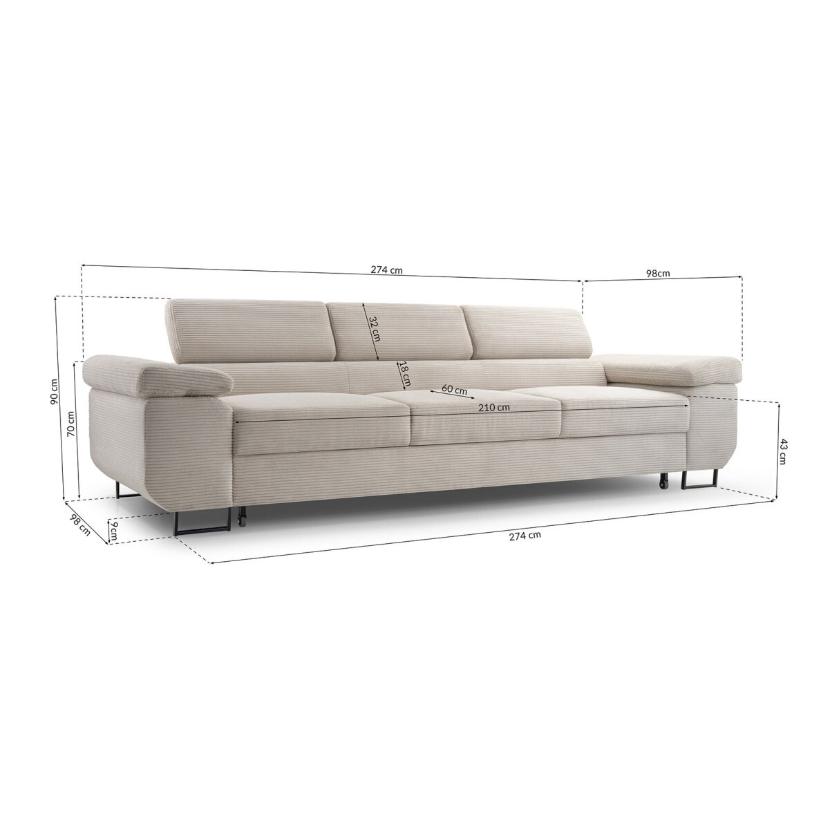 Sofa - lova 4 Sofa - lova 4