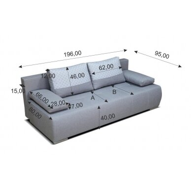 Sofa - lova 4 Sofa - lova 4
