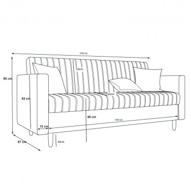 Sofa - lova 4 Sofa - lova 4