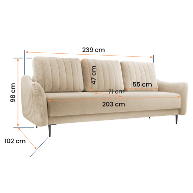 Sofa - lova "LATINA" 6 Sofa - lova "LATINA" 6