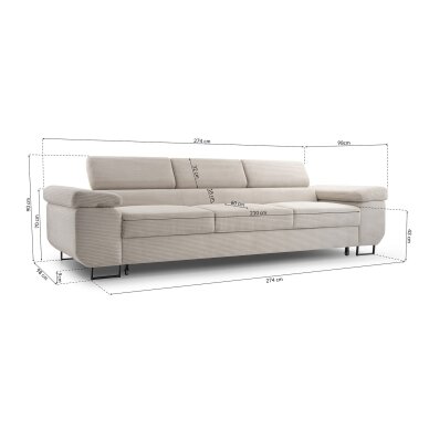 Sofa - lova 4 Sofa - lova 4