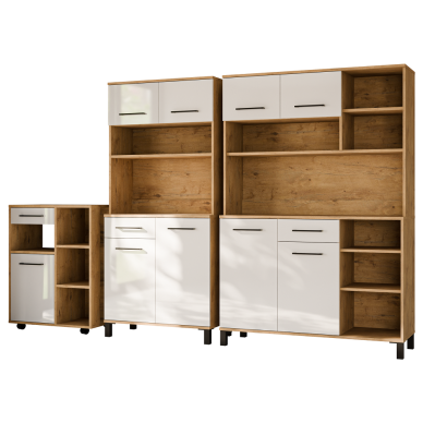 Spintelė - bufetas su ratukais 1 Spintelė - bufetas su ratukais 1
