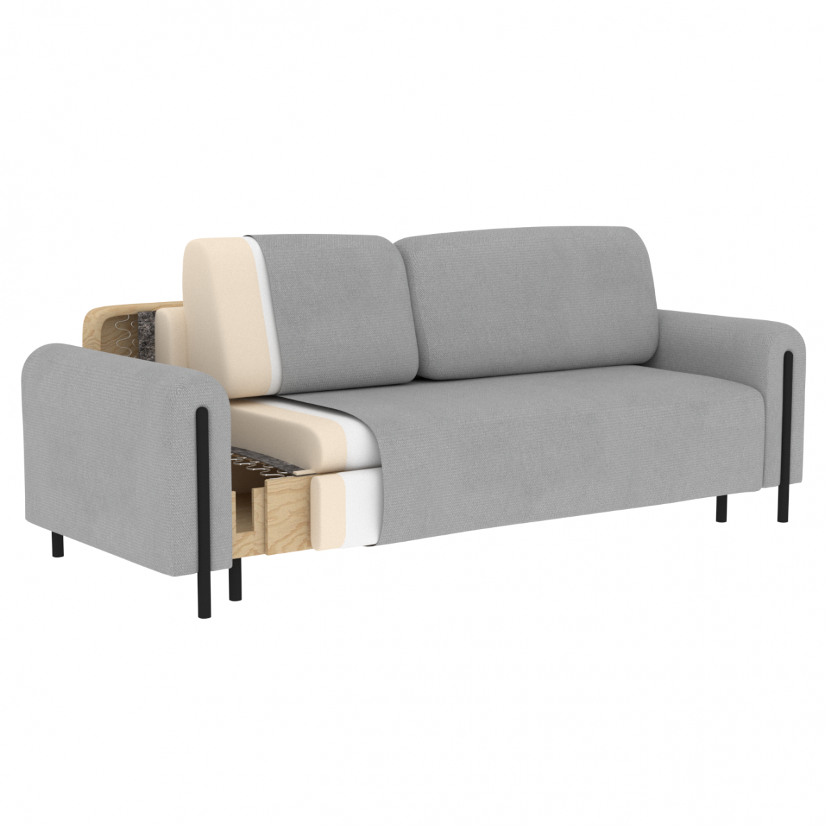 Trivietė sofa - lova 6 Trivietė sofa - lova 6