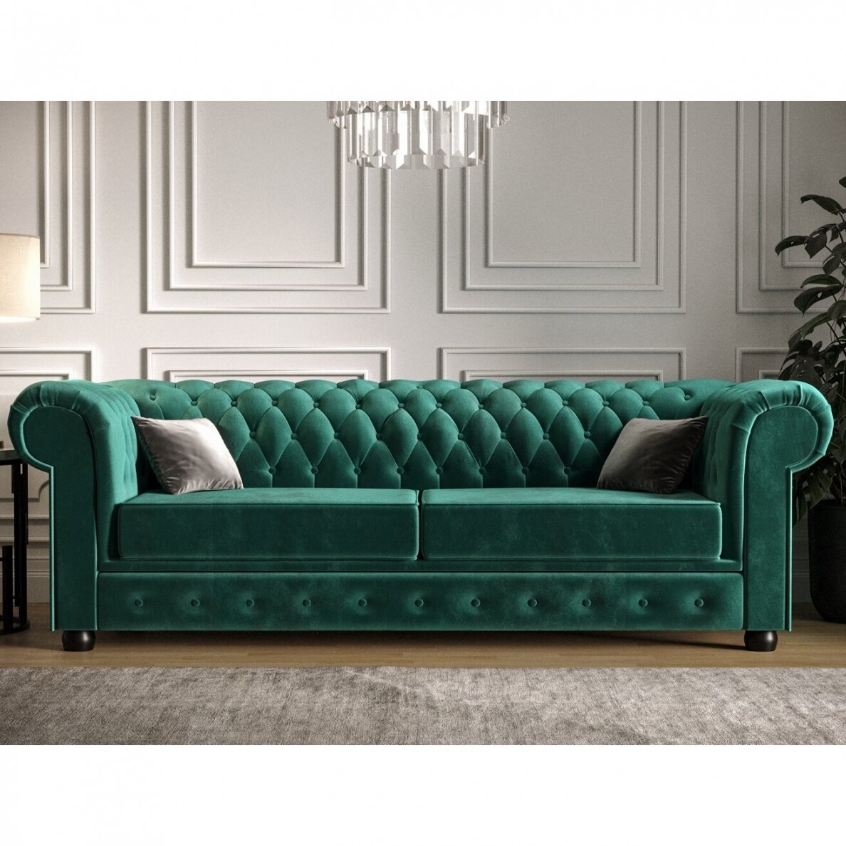 Trivietė sofa - lova "CHESTERFIELD" 1 Trivietė sofa - lova "CHESTERFIELD" 1