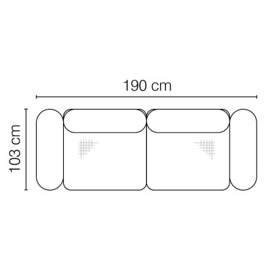 2,5 vietos sofa "AREZZA"  4