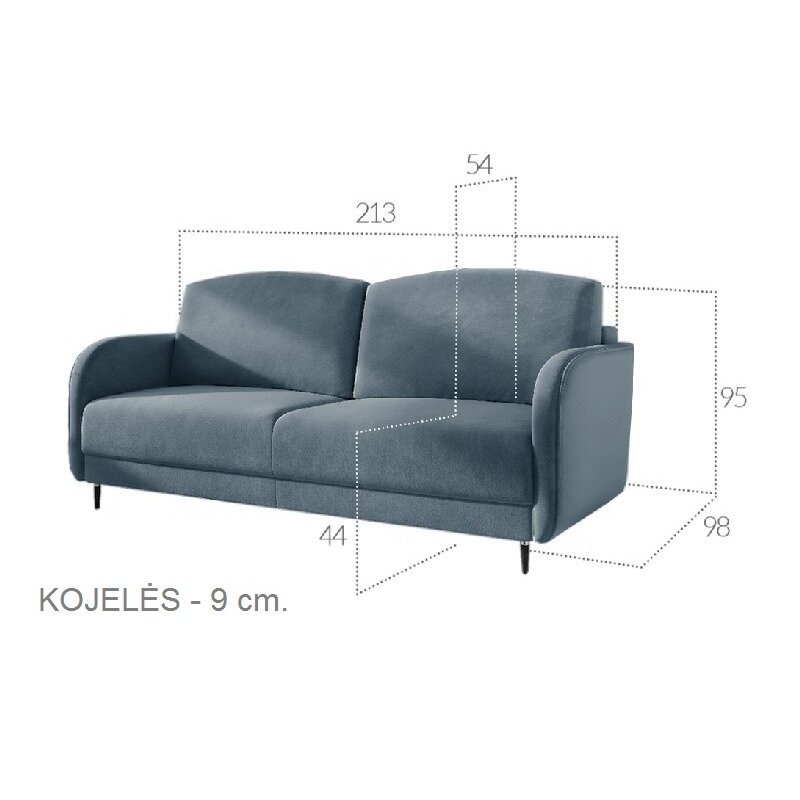 Trivietė sofa - lova 2 Trivietė sofa - lova 2