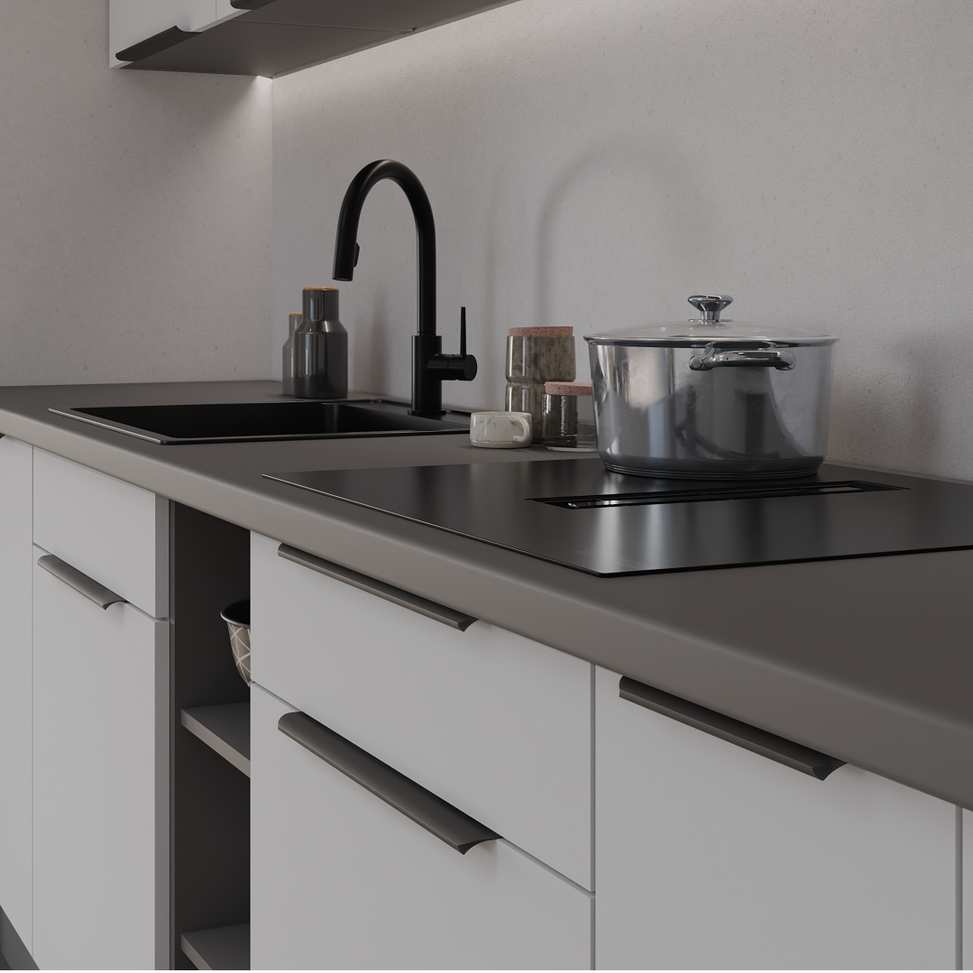 Virtuvės spintelių komplektas (300) 4 Virtuvės spintelių komplektas (300) 4