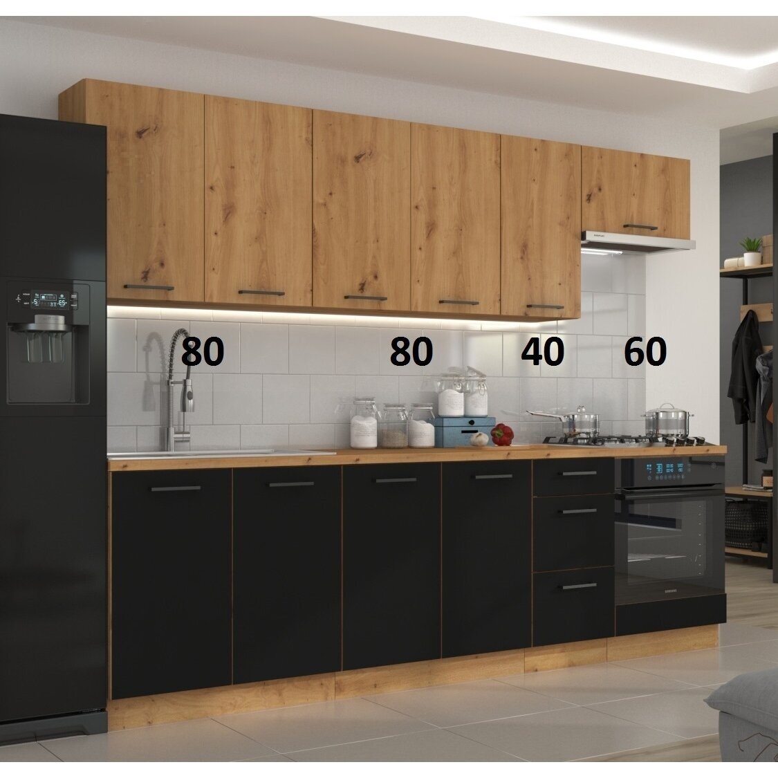 Virtuvės komplektas (260) 2 Virtuvės komplektas (260) 2