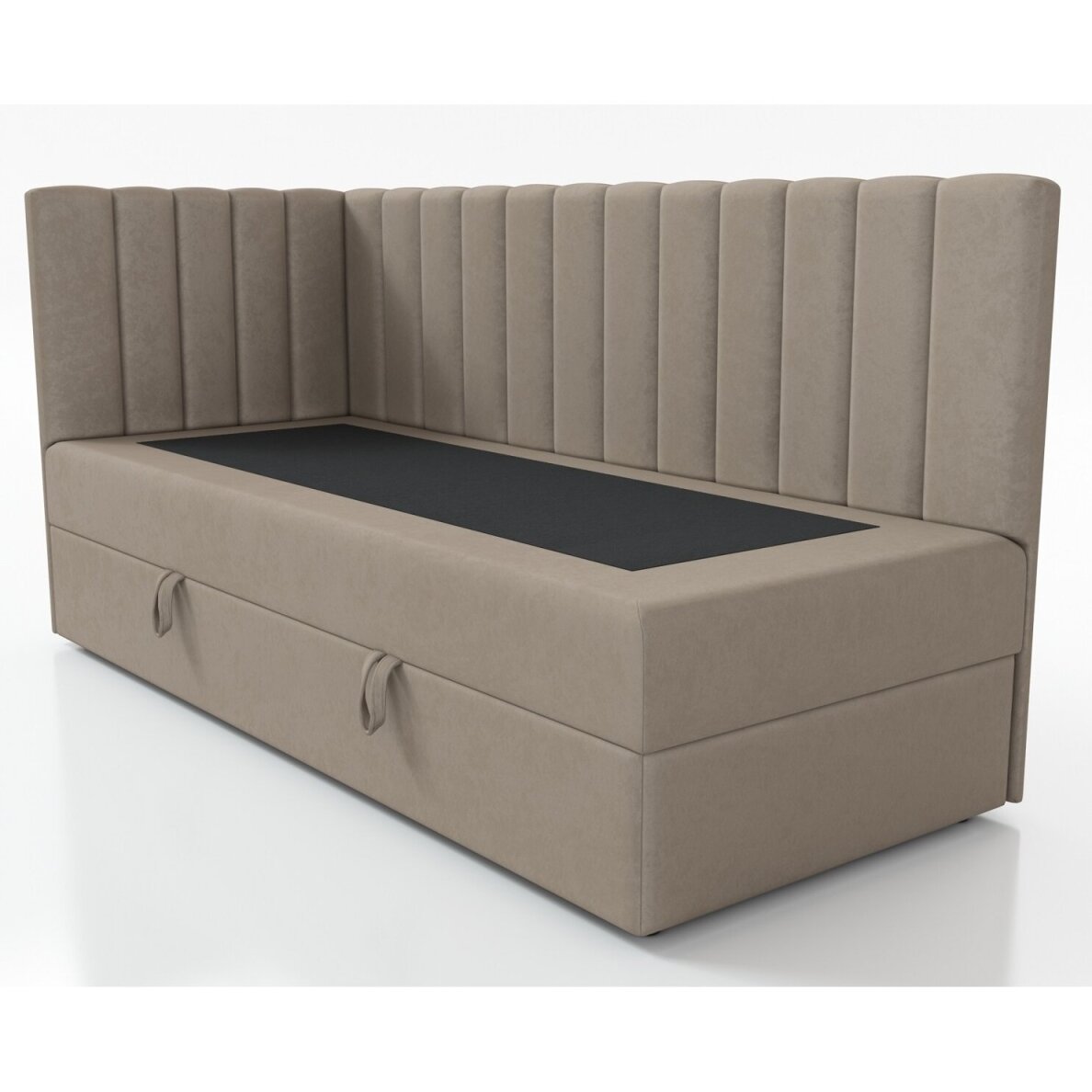 Viengulė kampinė lova "ARA" (90x200) 1 Viengulė kampinė lova "ARA" (90x200) 1