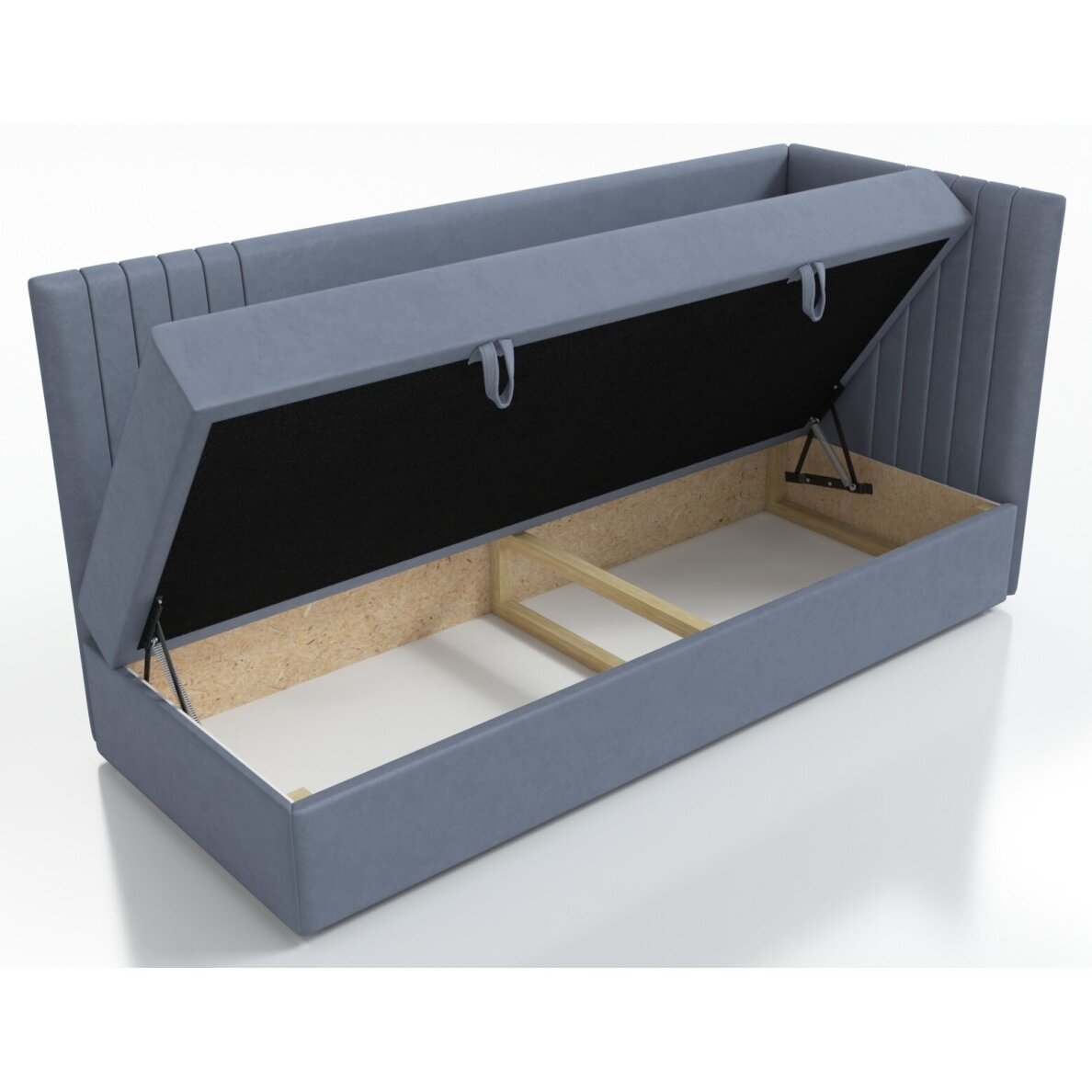 Viengulė kampinė lova "LOLI" (100x200) 2 Viengulė kampinė lova "LOLI" (100x200) 2