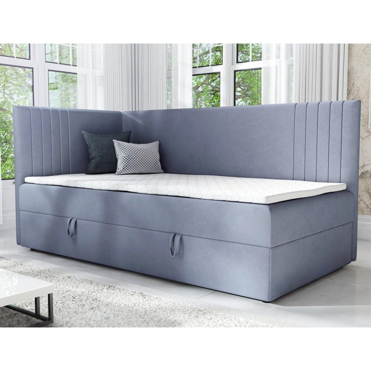 Viengulė kampinė lova "LOLI" (90x200) 5 Viengulė kampinė lova "LOLI" (90x200) 5