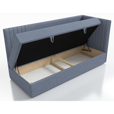 Viengulė kampinė lova "LOLI" (80x200) 2