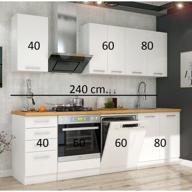 Virtuvės komplektas (240) 2 Virtuvės komplektas (240) 2
