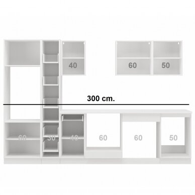 Virtuvės spintelių komplektas (300) 3