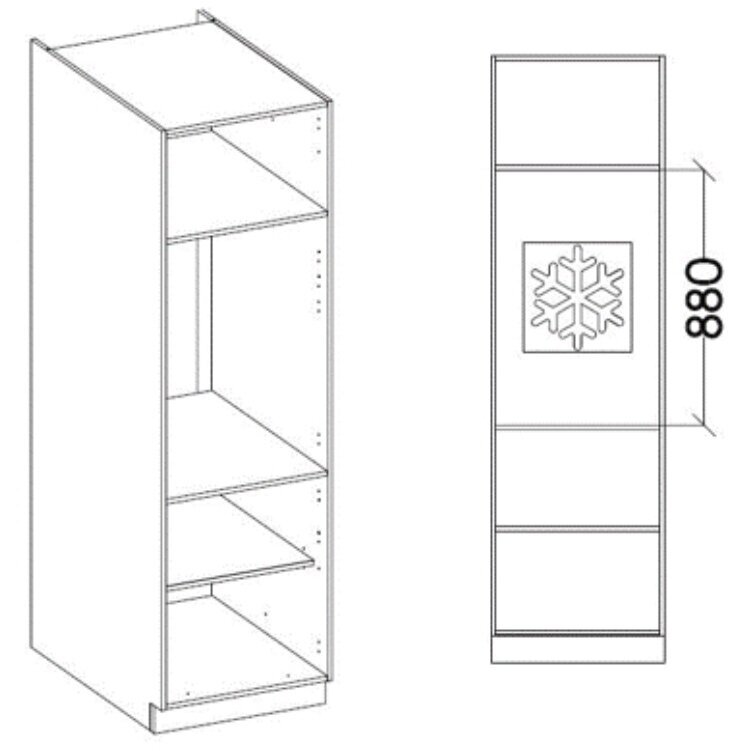Virtuvės spintelių komplektas (300) 4 Virtuvės spintelių komplektas (300) 4